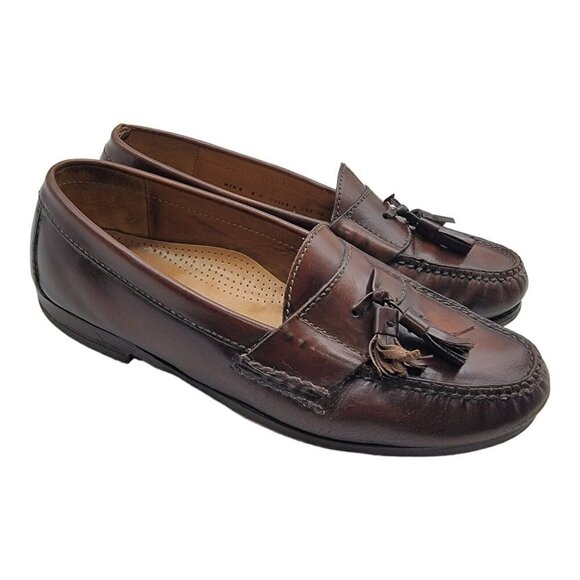 Cole Haan Men\'s Mahogany Pinch Tassel Loafers Shoes Size 8D #03508, $158 main image 9